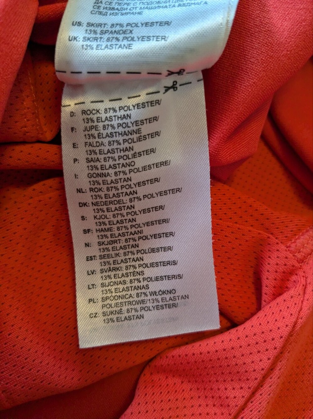 Adidas Coral Climalite Women’s Athletic Skort - Picture 9 of 13